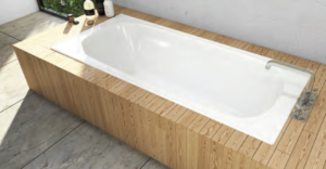 Giorgia Inset or Island Bath with Tile Bead 1500mm