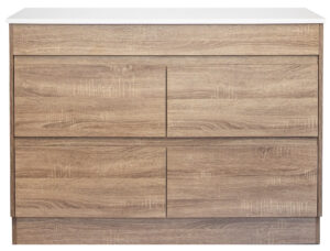 Antico Oak 1200 Vanity on Kickboard Cabinet Only
