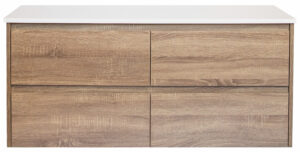 Antico Oak 1200 Wall Hung Vanity Cabinet Only
