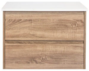 Antico Oak 750 Wall Hung Vanity Cabinet Only