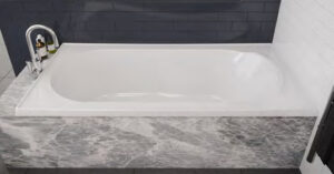 Bambino Inset Bath with Tile Bead 1510mm