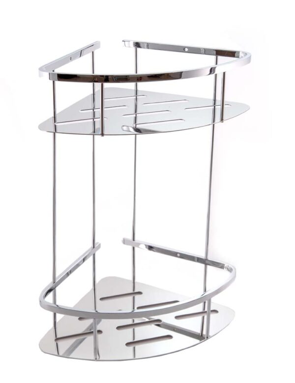 Messina Double Corner Basket (Full Brass)